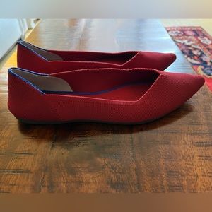 Rothy’s 9.5 Chili Red Pointed Flat